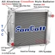 3 Row Radiator Fit Hyster Yale Forklift H25-35XM S25-35XM S30XM S40XMS 912495601