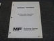 Massey Ferguson MF 1010 1020 1030 1040 Tractor HYDRAULICS Service Manual xzxz