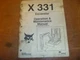 Bobcat Melroe Ingersoll-Rand X331 Excavator Owner Operator Maintenance Manual xz