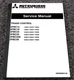 Mitsubishi 2FBC30 Forklift TR3000 Control Service Repair Manual SN 60001-79999