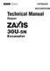 HITACHI ZAXIS 30U-5N EXCAVATOR REPAIR SERVICE MANUAL