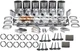 Overhaul Rebuild Kit for Komatsu Engine 6D140-3 6D140E-3 SA6D140E-3