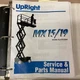 Upright MX15 MX19 WORK PLATFORM LIFT OPERATION MAINTENANCE SERVICE PARTS MANUAL