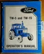 Ford TW-5 TW-15 Tractor 1985-86 Owner's Operator's Manual SE 4430 3855 42001520 