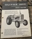 Oliver 1800 Industrial Tractor Brochure AMIL25