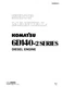 Komatsu 6D140-2 Series Diesel Engine Repair Shop Service Manual Workshop Book