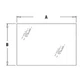 Cab Glass - Rear Window Upper fits Case 580D 580SD 580SE 680K 680L 780C F44629