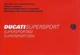 2005 Ducati 800SS 1000SS 91371131A original 80 page owners manual mint condition