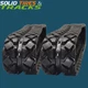 2 Rubber Tracks 400x86x56 for John Deere CT332, 329D, CAT 259B, 289D, Case 450CT