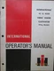 INTERNATIONAL HARVESTER 45 & 4500 Vibra Shank Cultivator Operator`s Manual 