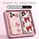 Cute Bow Magsafe Phone Case For iPhone 16 17 Pro Max 15 14 13 Shockproof Cover