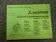 Mitsubishi FD30 FD35A Forklift Lift Truck Operator Maintenance Manual