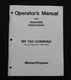 GENUINE 1980/81 MASSEY-FERGUSON MF540 MF 540 COMBINE OPERATORS & ASSEMBLY MANUAL