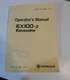 One USED Hitachi EX100-2 Excavator Operator's Manual - for Serial No. 30001 & up
