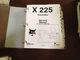 BOBCAT X 225 EXCAVATOR  SERVICE MANUAL MELROSE