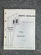International Harvester WR-202 Windrowers Parts Catalog 1968 Manual