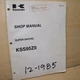 KAWASAKI KSS95ZII SUPER SHOVEL Wheel Loader Repair Shop Service Manual Book 1985