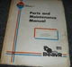 Beavr Baker B150PD Diesel Engine Parts & Maintenance Manual SN 11000-15000 xz