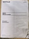 Caterpillar 980G Wheel Loader, Parts Manual, S/N 2KR1-up, 3406C Engine.  USED!