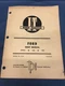 I&T FO-36 Shop Manual For Ford Series 1000 1600