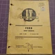 I & T Ford series 6000 & Commander 6000 tractor service manual FO-22