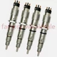 4x 4988835 0445120204 Fuel Injector for Cummins QSB4.5 QSB6.7 ISBe ISDe 6.7L