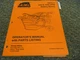 Rhino SE15-4 Rotary Mower 540 1000 RPM Parts Catalog Operator Maintenance Manual