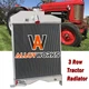 3Row Tractor Radiator For Massey Ferguson Harris 50/MH50/65 184525M91/182456M91