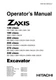 HITACHI ZAXIS ZX 110&nbsp;110M&nbsp;120&nbsp;130H&nbsp;130K&nbsp;130L&nbsp;160LC&nbsp;&nbsp; EXCAVATOR OPERATORS MANUAL