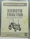 Vintage KUBOTA Tractor B1550hst B1759HST Owners&rsquo;s Manual