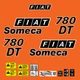 Fits Fiat 780 DT Someca tractor decal aufkleber adesivo sticker set
