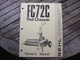Gehl FC72C Flail Chopper Owners Operators Manual Guide Book West Bend WI