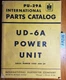 IH International Harvester UD-6A Power Unit S/N 13001- Parts Manual PU-29A 11/51