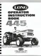 Long 445 445L 445V Tractor Operators Owners Manual