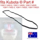 for Kubota Head Valve Rocker Arm Cover Gasket M5140HDC M5640SU M5640SUD M5660SUH
