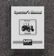 MF270 MF290 ROW CROP LO-PRO OPERATOR'S MANUAL FITS MASSEY FERGSUON TRACTOR 4-CYL