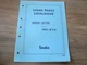 Tanaka Spare Parts Catalouge Brush Cutter Model TBC-210 PWI