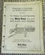 New Idea Instructions  Repair Parts List setup Manual No 45-G Side Rake & Tedder