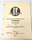 USED I & T SHOP MANUALS FOR TE20 TO20 TO30 FERGUSON FE-2