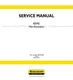 New Holland NH E37C Mini Excavator Service Manual 48127426 Free Priority Mail 