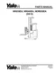 Yale NR035EA NR040EA NDR030EA Forklift Parts Catalog Manual D815