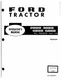 Ford 2000 3000 4000 5000 Tractor Operators Manual 