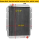 4 Rows Radiator For Hitachi EX100-2 EX100-3 EX100M-2 EX120-2 EX120-3 4285626
