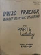 CAT Caterpillar DW20 Tractor Gasoline Starting Parts Catalog 87E1-UP Manual 1958