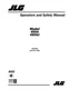 JLG 450A 450AJ Boom Lift Maintenance Operation Operators Manual 3120748