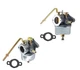HM80 632351 Fits For Tecumseh HM80 HM-70 155446L 155446M Engine Carb Silver 2PCS