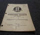 I&T International Harvester IH 354 Tractor Shop Service Repair Manual IH-40 xz