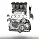 New Overhaul Rebuild Kit For Isuzu 4LE2 Engine Kobelco SK75SR SK70SR-2 Excavator