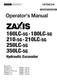 HITACHI ZAXIS ZX 160LC-5G&nbsp;180LC-5G&nbsp;210-5G&nbsp;210LC-5G&nbsp;250LC-5G&nbsp;350LC-5G EXCAVATOR O