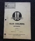 1960 ALLIS CHALMERS D-10 & D-12 TRACTOR I & T SHOP MANUAL COMPLETE CLEAN PAGES